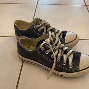 Blue converse size 7 womens